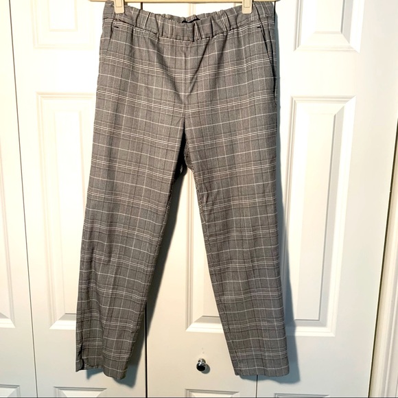 BANANA REPUBLIC Glen Plaid cropped pants - Picture 1 of 7